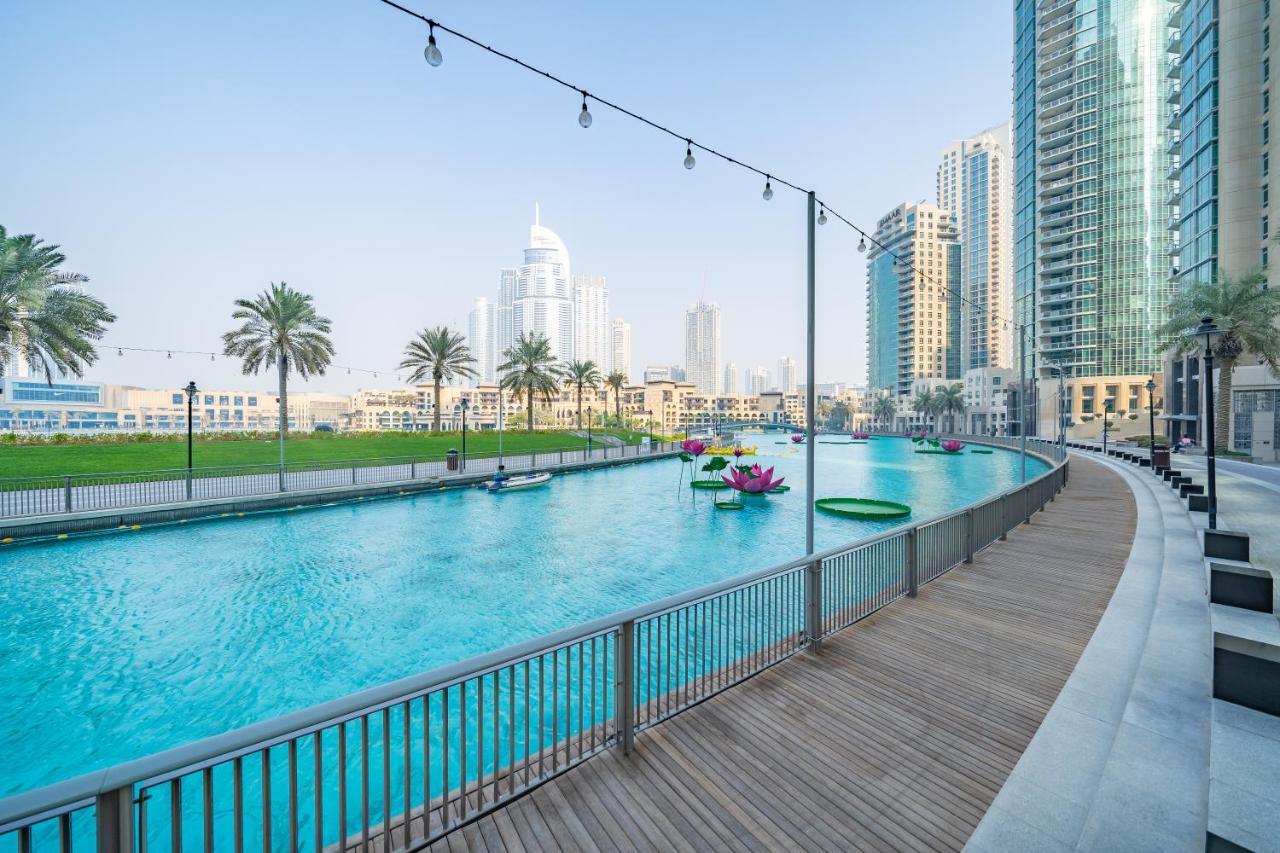 Stylish Apartment With Partial Burj Khalifa View ドバイ エクステリア 写真